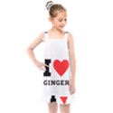 I love ginger Kids  Overall Dress View1