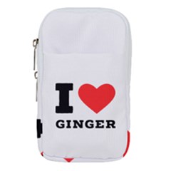 I Love Ginger Waist Pouch (small) by ilovewhateva