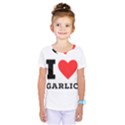 I love garlic Kids  One Piece Tee View1