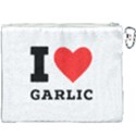 I love garlic Canvas Cosmetic Bag (XXXL) View2