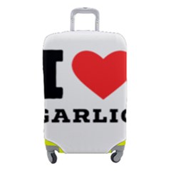 I Love Garlic Luggage Cover (small) by ilovewhateva