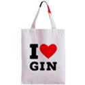 I love gin Zipper Classic Tote Bag View1