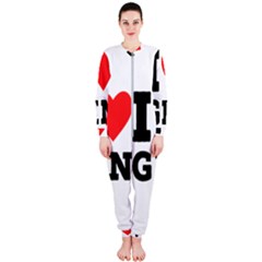 I Love Gin Onepiece Jumpsuit (ladies) by ilovewhateva