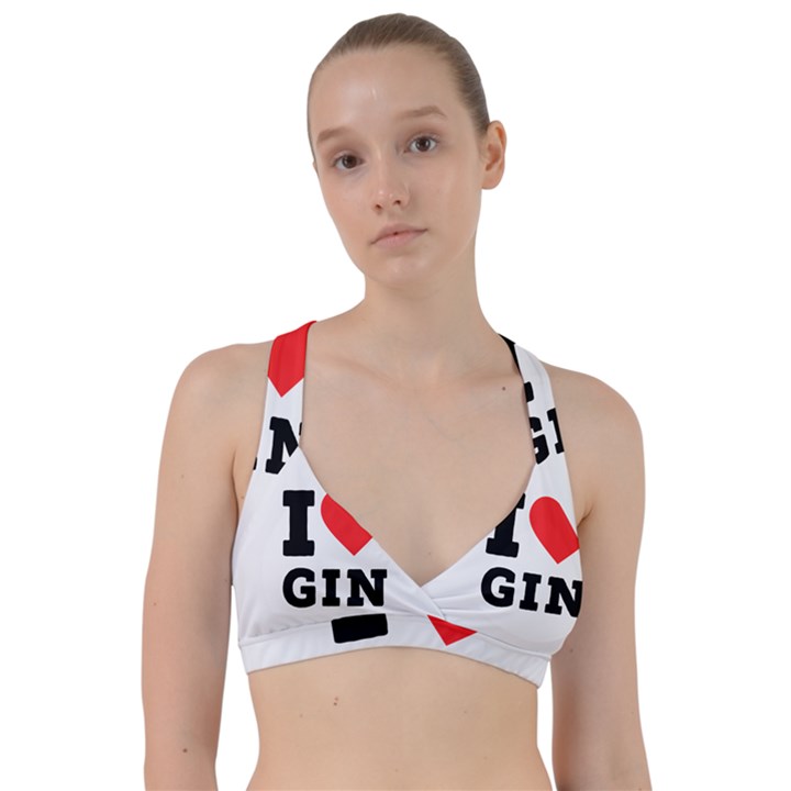 I love gin Sweetheart Sports Bra