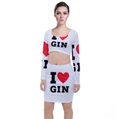 I Love Gin Top And Skirt Sets by ilovewhateva