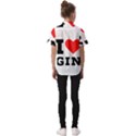 I love gin Kids  Short Sleeve Shirt View2