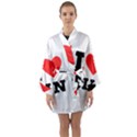 I love gin Long Sleeve Satin Kimono View1