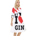 I love gin Classy Knee Length Dress View2