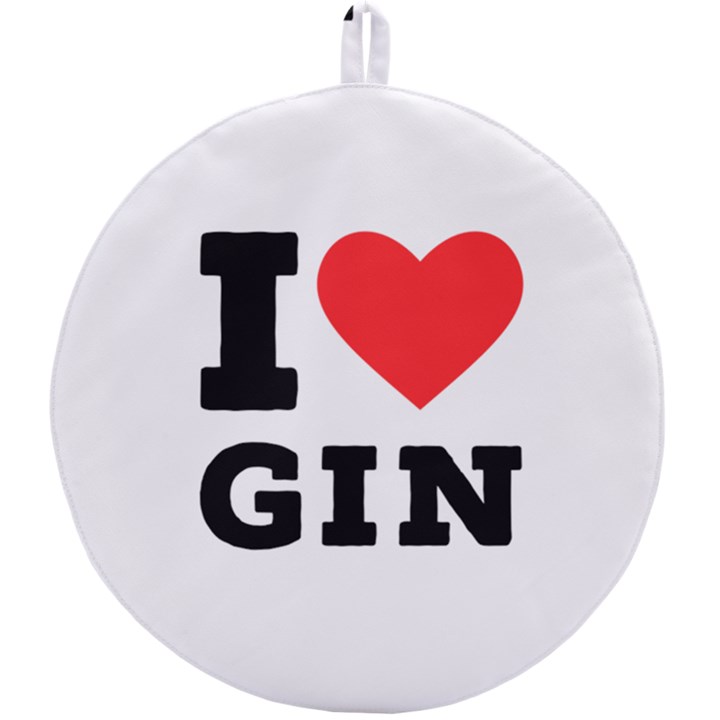 I love gin Round Trivet