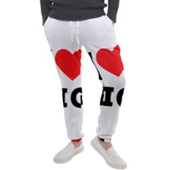 I Love Fig  Men s Jogger Sweatpants by ilovewhateva