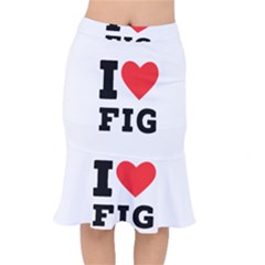 I Love Fig  Short Mermaid Skirt by ilovewhateva