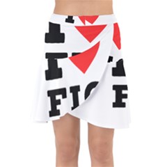 I Love Fig  Wrap Front Skirt by ilovewhateva