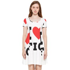 I Love Fig  Inside Out Cap Sleeve Dress by ilovewhateva