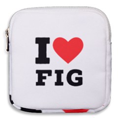 I Love Fig  Mini Square Pouch by ilovewhateva