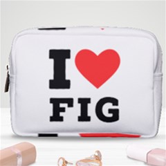 I Love Fig  Make Up Pouch (medium) by ilovewhateva