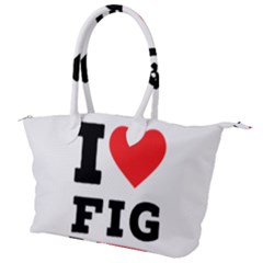 I Love Fig  Canvas Shoulder Bag by ilovewhateva