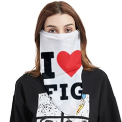 I Love Fig  Face Covering Bandana (triangle) by ilovewhateva