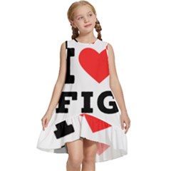 I Love Fig  Kids  Frill Swing Dress by ilovewhateva