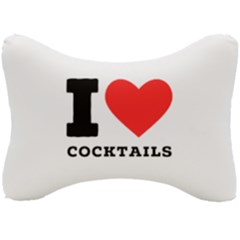 I Love Cocktails  Seat Head Rest Cushion by ilovewhateva