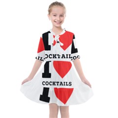 I Love Cocktails  Kids  All Frills Chiffon Dress by ilovewhateva