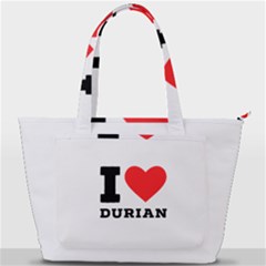 I Love Durian Back Pocket Shoulder Bag  by ilovewhateva