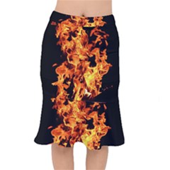 Live Coals Short Mermaid Skirt by artworkshop