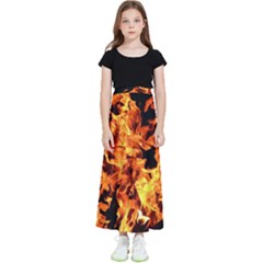 Live Coals Kids  Flared Maxi Skirt by artworkshop