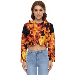 Live Coals Women s Lightweight Cropped Hoodie