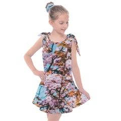 Nature Beautiful Rainbow Kids  Tie Up Tunic Dress by artworkshop