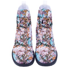 Nature Beautiful Rainbow High-top Canvas Sneakers by artworkshop