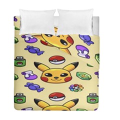 Pikachu Duvet Cover Double Side (full/ Double Size) by artworkshop