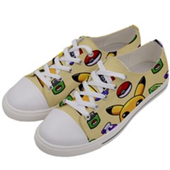 Pikachu Women s Low Top Canvas Sneakers by artworkshop