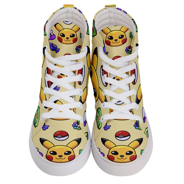 Pikachu Women s Hi-Top Skate Sneakers