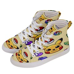 Pikachu Women s Hi-top Skate Sneakers by artworkshop