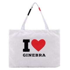 I love ginebra Zipper Medium Tote Bag