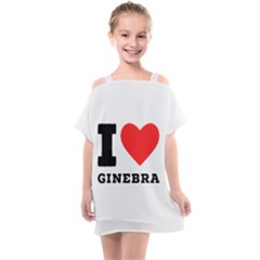 I love ginebra Kids  One Piece Chiffon Dress