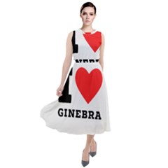 I love ginebra Round Neck Boho Dress