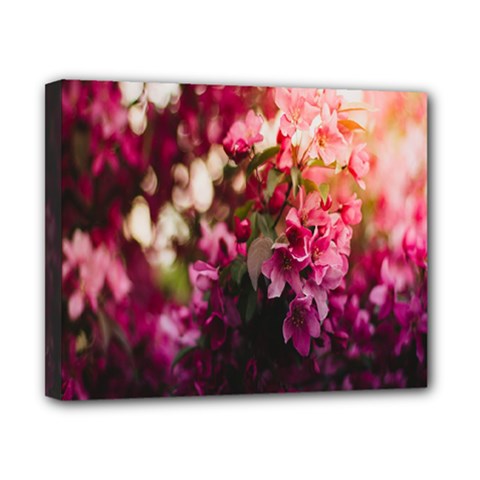 Pink Flower Canvas 10  x 8  (Stretched)