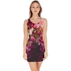 Pink Flower Bodycon Dress