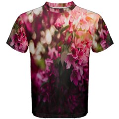 Pink Flower Men s Cotton Tee