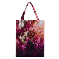 Pink Flower Classic Tote Bag