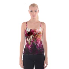 Pink Flower Spaghetti Strap Top