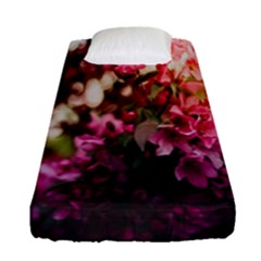 Pink Flower Fitted Sheet (Single Size)