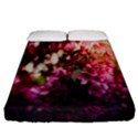 Pink Flower Fitted Sheet (California King Size) View1