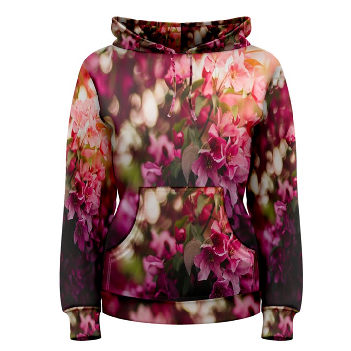 Pink Flower Women s Pullover Hoodie