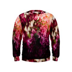 Pink Flower Kids  Sweatshirt