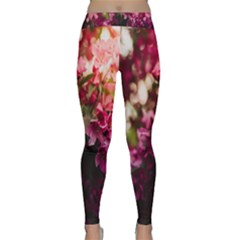 Pink Flower Classic Yoga Leggings