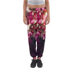 Pink Flower Women s Jogger Sweatpants