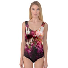 Pink Flower Princess Tank Leotard 