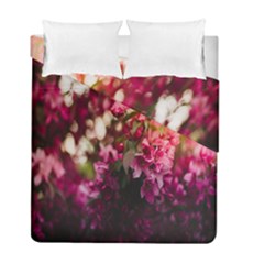 Pink Flower Duvet Cover Double Side (Full/ Double Size)